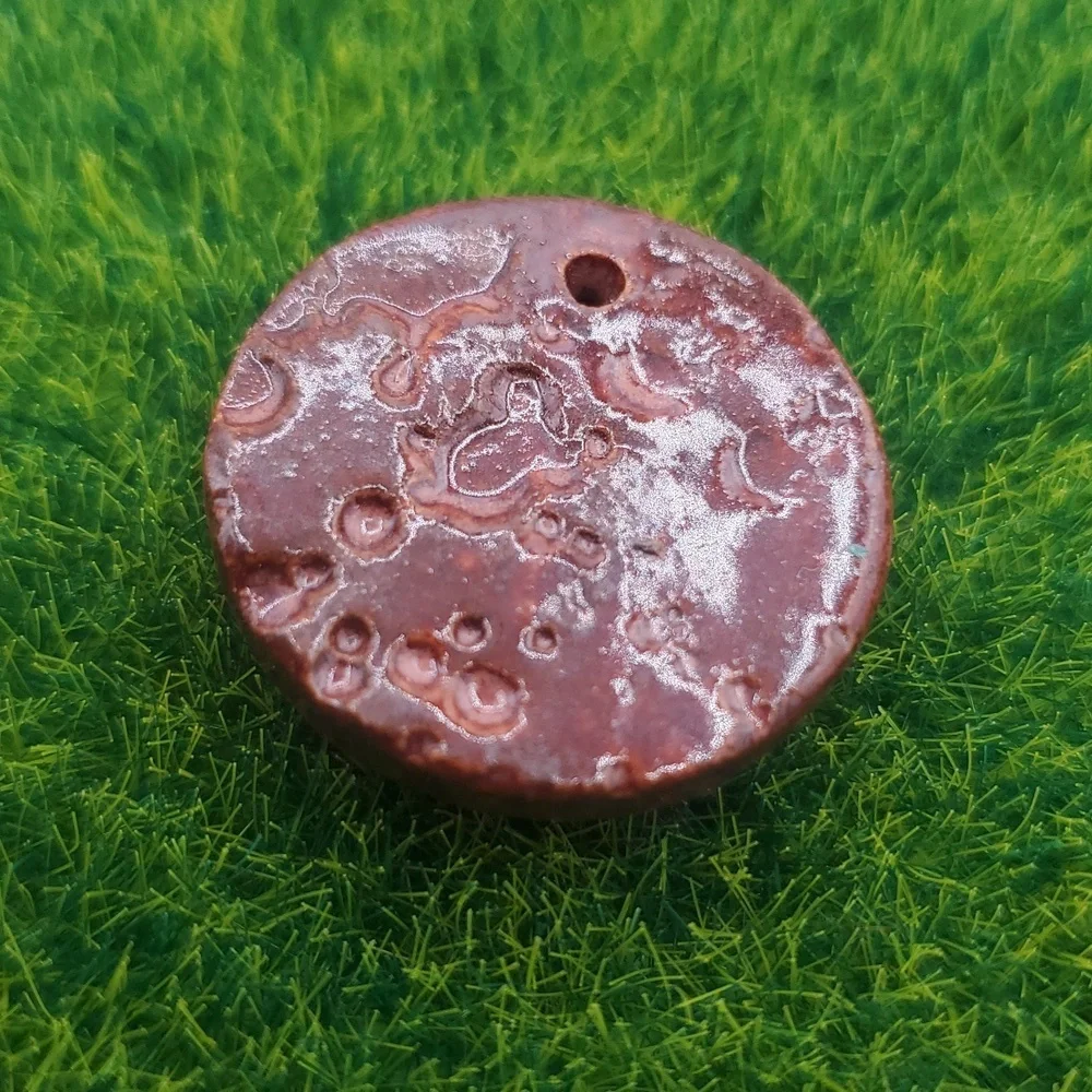Lava Ceramic‎ Round Pendant P307